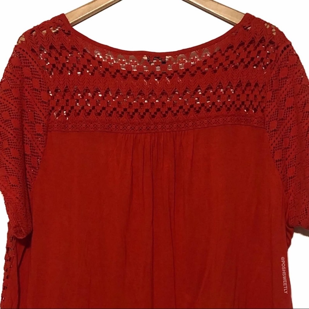 Lucky Brand Crochet Top - Picture 2 of 9